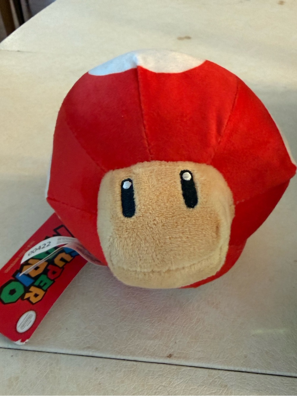 Nintendo Mario Paper Shopping Bags - Rockafeller Center NYC & plush mushroom - Picture 2 of 16
